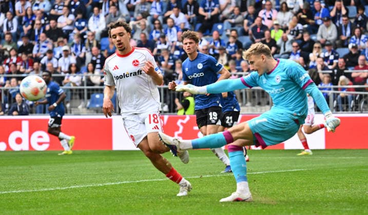 18 04 2026 Soccer Season 2025 2026 2 Soccer Bundesliga 30 Matchday DSC Arminia Bielefeld 1 FC Nürnberg FCN Club Sportfoto Zink xwoxzix DFL regulations prohibit any use of photographs as image sequences and or quasi video only for editorial use Rafael Lubach 18, 1 FC Nürnberg FCN Jonas Kersken 1, Arminia Bielefeld