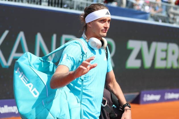 Tennis, ATP tournament in Munich, semi-final, Zverev - Cobolli