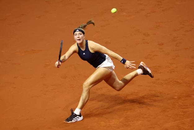 Sport Bilder des Tages 18.04.2026, Deutschland, Stuttgart, Tennis Porsche Tennis Grand Prix, Karolina Muchova (CZE) *** 18 04 2026, Germany, Stuttgart, Tennis Porsche Tennis Grand Prix, Karolina Muchova CZE