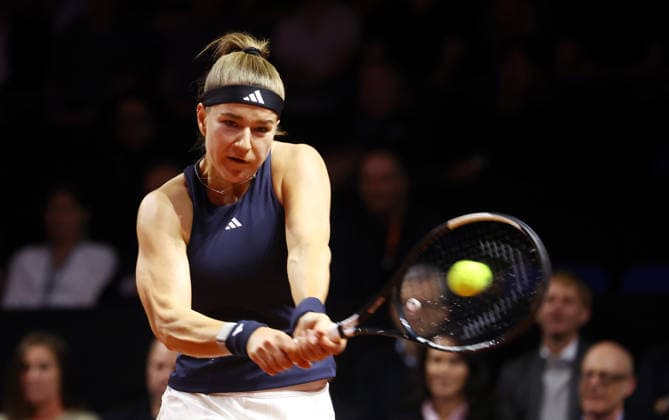18 04 2026, Germany, Stuttgart, Tennis Porsche Tennis Grand Prix, Karolina Muchova CZE
