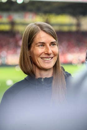 Germany Bundesliga 2025 2026, Matchday 30 1 FC Union Berlin vs VfL Wolfsburg An der Alten Försterei Berlin Portrait photo, portrait, single shot, portrait Marie Louise Eta Coach 1 FC Union Berlin Berlin Copyright: xAymanxAlahmedx