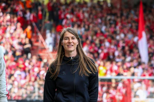 Germany Bundesliga 2025 2026, Matchday 30 1 FC Union Berlin vs VfL Wolfsburg An der Alten Försterei Berlin Portrait photo, portrait, single shot, portrait Marie Louise Eta Coach 1 FC Union Berlin Berlin Copyright: xAymanxAlahmedx