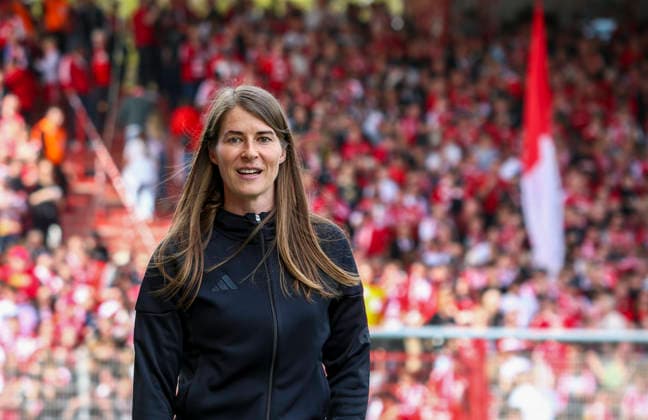 Germany Bundesliga 2025 2026, Matchday 30 1 FC Union Berlin vs VfL Wolfsburg An der Alten Försterei Berlin Portrait photo, portrait, single shot, portrait Marie Louise Eta Coach 1 FC Union Berlin Berlin Copyright: xAymanxAlahmedx