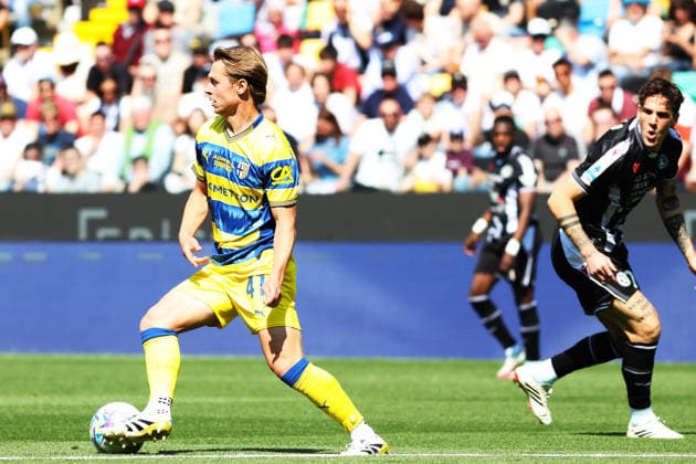 Caviglia during the Serie A soccer match between Udinese and Parma at the Bluenergy Stadium in Udine, north east Italy - Saturday, April 18,2026 - soccer  Copyright: xAndreaxBressanutti LaPressex