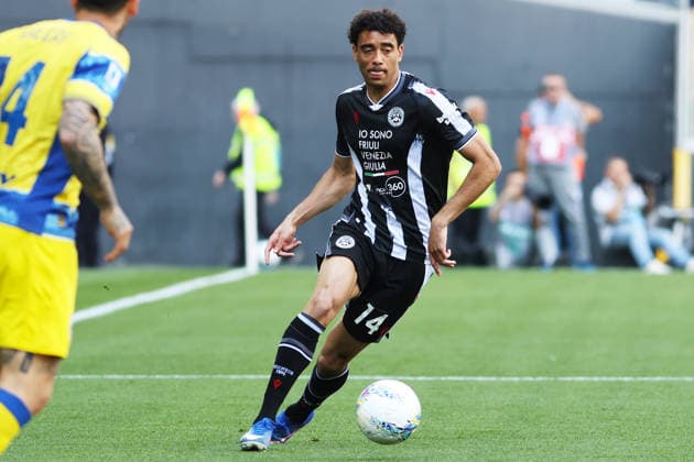 Udinese s Arthur Atta during the Serie A soccer match between Udinese and Parma at the Bluenergy Stadium in Udine, north east Italy - Saturday, April 18,2026 - soccer  Copyright: xAndreaxBressanutti LaPressex