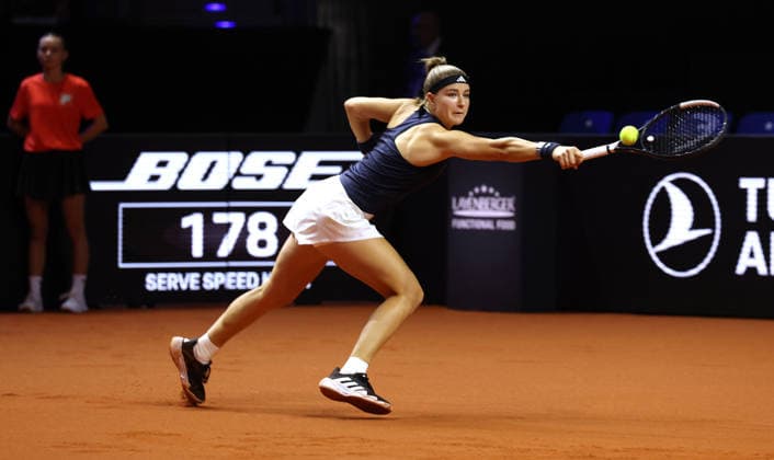18 04 2026, Germany, Stuttgart, Tennis Porsche Tennis Grand Prix, Karolina Muchova CZE