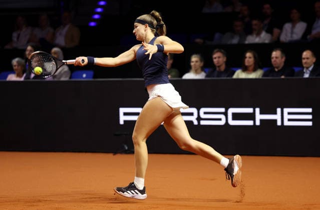 18 04 2026, Germany, Stuttgart, Tennis Porsche Tennis Grand Prix, Karolina Muchova CZE