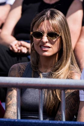 MUNICH, GERMANY - APRIL 18: Sophia Thomalla (girlfriend of Zverev) during the BMW Open by Bitpanda Singles match between Alexander Zverev (GER) vs Flavio Cobolli (ITA) at MTTC Iphitos on April 18, 2026 in Munich, Germany. Bavaria Germany Copyright: xSteffiexWunderlx
