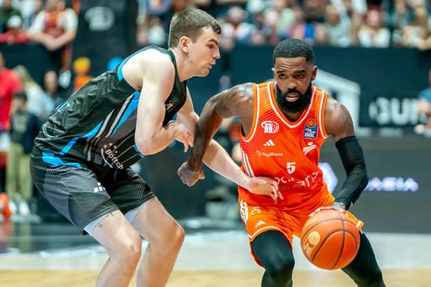 Chemnitz, Germany 18 April 2026 1 BBL 2025 2026 Sp 30 Niners Chemnitz vs Science City Jena In the picture Copyright: xFotostandx xNachtigallx