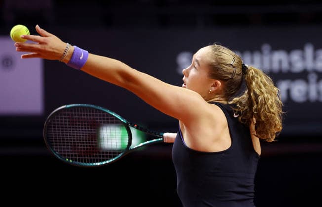 18 04 2026, Germany, Stuttgart, Tennis Porsche Tennis Grand Prix, Mirra Andreeva