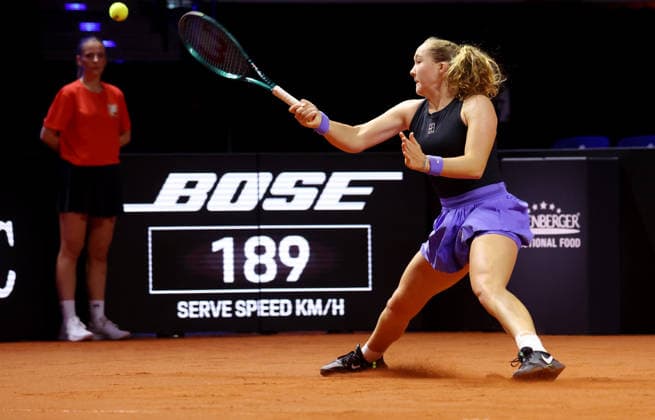 18 04 2026, Germany, Stuttgart, Tennis Porsche Tennis Grand Prix, Mirra Andreeva
