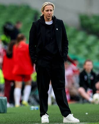 2027 FIFA Women s World Cup Qualifier, Aviva Stadium, Dublin 18 4 2026 Republic of Ireland vs Poland Ireland s Head Coach Carla Ward Carla Ward 18 4 2026  Copyright: x INPHO RyanxByrnex RB1_8039