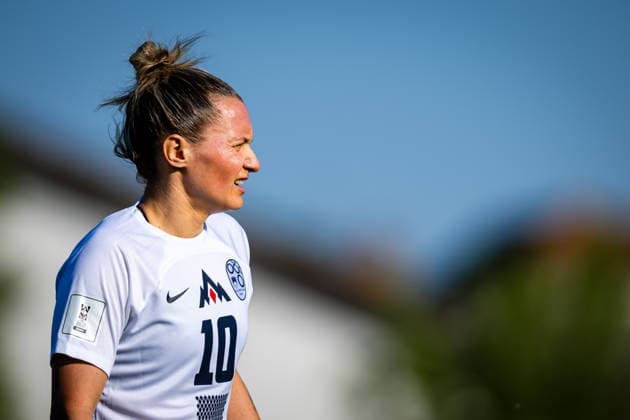 260418 Dominika Conc of Slovenia during the FIFA Women s World Cup Qualifier football match between Slovenia and Norway on April 18, 2026 in Ptuj Photo Marius Simensen BILDBYRAN COP 238 MM0066 bbeng dam fifa world cup qualifiers football fotball fotball landskamp norge norway slovenia slovenien soccer vm kvalik vm kvalifisering kvinner  Copyright: MARIUSxSIMENSEN BB260418BB806