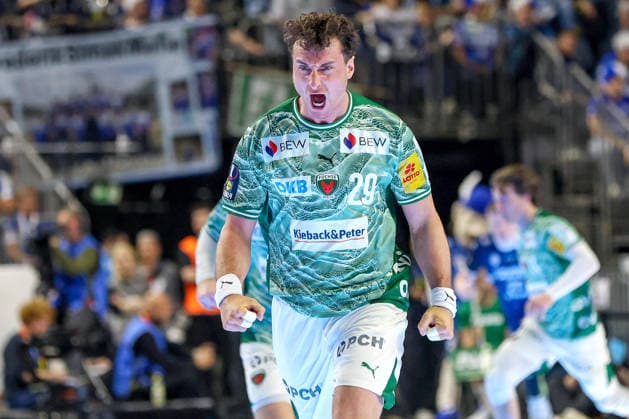 18 04 2026, xsscx, Handball, DHB Pokal Lidl Final4, TBV Lemgo Lippe Füchse Berlin, Season 2025 2026 Men, Lanxess Arena Lukas Herburger Füchse Berlin 29 Photo xSandraxScherningxPressefotoKochx North Rhine-Westphalia Germany