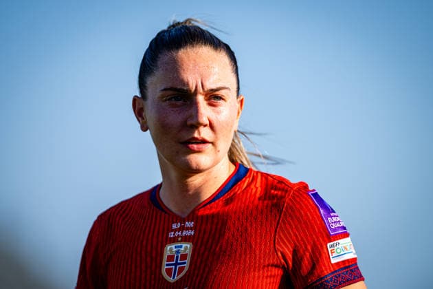 260418 Vilde Boe Risa of Norway during the FIFA Women s World Cup Qualifier football match between Slovenia and Norway on April 18, 2026 in Ptuj Photo Marius Simensen BILDBYRAN COP 238 MM0066 bbeng dam fifa world cup qualifiers football fotball fotball landskamp norge norway slovenia slovenien soccer vm kvalik vm kvalifisering kvinner  Copyright: MARIUSxSIMENSEN BB260418BB985