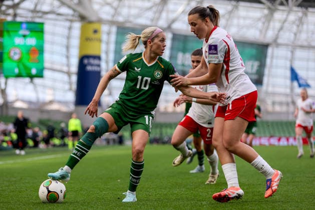 2027 FIFA Women s World Cup Qualifier, Aviva Stadium, Dublin 18 4 2026 Republic of Ireland vs Poland Ireland s Denise O Sullivan Denise O Sullivan 18 4 2026  Copyright: x INPHO RyanxByrnex RB2_7848