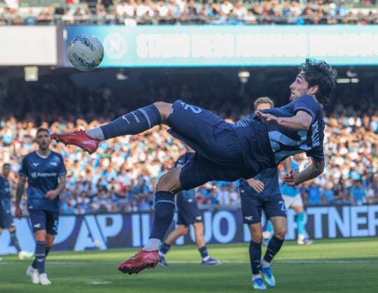 Serie A football match - Napoli vs. Lazio 2025 26 Matteo Cancellieri of SS Lazio During the football match on April 18, 2026, valid for the Italian Serie A - 2025 26 championship in Naples at the Stadio Diego Armando Maradona between SSC Napoli and AC Lazio. Pictured: NAPOLI stadio Diego Armando Maradona CAMPANIA ITALIA Copyright: xFABIOxSASSOxFabioxSassox Napoli Lazio2026_04_18Fabio Sasso7572