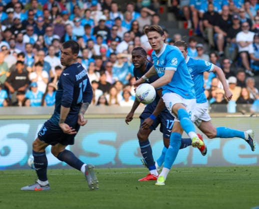 Serie A football match - Napoli vs. Lazio 2025 26 Scott McTominay of SSC Napoli During the football match on April 18, 2026, valid for the Italian Serie A - 2025 26 championship in Naples at the Stadio Diego Armando Maradona between SSC Napoli and AC Lazio. Pictured: NAPOLI stadio Diego Armando Maradona CAMPANIA ITALIA Copyright: xFABIOxSASSOxFabioxSassox Napoli Lazio2026_04_18Fabio Sasso9675