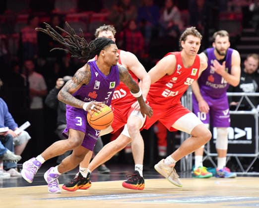 18 04 2026 Basketball Season 2025 2026 2 Bundesliga Pro A 12 Matchday Nuremberg Falcons Basketball Club NBC BG Göttingen OGo xogox Jordan Sears 3, BG Göttingen