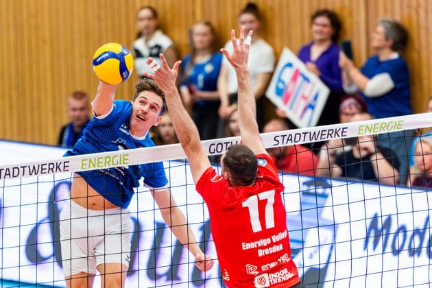 Volleyball, 2nd BL, Playoffs, Blue Volleys Gotha - Volleys Dresden