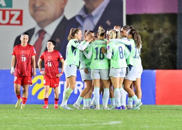 Turkiye v Switzerland - 2027 FIFA Women s World Cup European Qualifiers SINOP, TURKIYE - APRIL 18: Players of the Switzerland Women s National Football Team celebrate after scoring a goal during the 2027 FIFA Women s World Cup European Qualifiers League B Group 2 match at Sinop City Stadium, on April 18, 2026, in Sinop, Turkiye. Veysel Altun Anadolu Sinop Turkey. Editorial use only. Please get in touch for any other usage.  Copyright: x2026xAnadoluxVeyselxAltunx