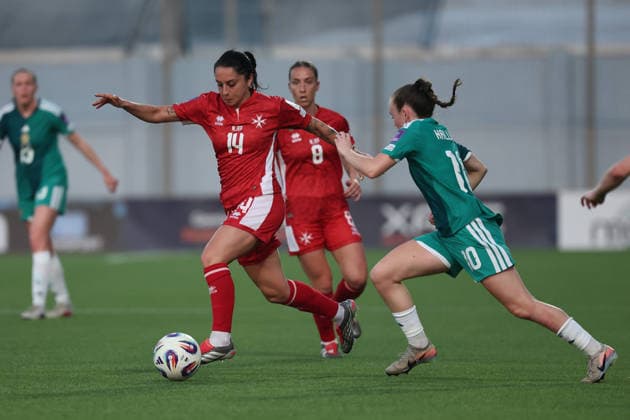 Football, Women, World Cup Qualifier, Malta - Northern Ireland