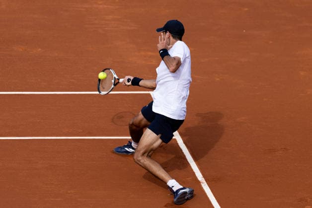 April 18, 2026, Barcelona, Barcelona, Spain: Spanish professional ATP, Tennis Herren Tour tennis player RAFAEL JODAR (ESP) in action during the semifinals match against ARTHUR FILS (FRA) at the Barcelona Open Banc Sabadell ATP 500 tennis tournament at the Real Club de Tenis Barcelona on April 18, 2026 in Barcelona, Spain. Barcelona Spain - ZUMAs316 20260418_znp_s316_175 Copyright: xMartixSeguraxRamonedax