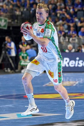 18 04 2026, xsscx, handball, DHB Pokal Lidl Final4, semi-final, Bergischer HC SC Magdeburg, season 2025 2026 men, Lanxess Arena, Cologne Gisli Kristjansson SC Magdeburg 10 Photo xSandraxScherningxPressefotoKochx North Rhine-Westphalia Germany