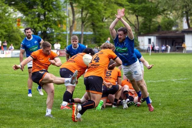 Rugby Bundesliga, Season 2025 26, 14 Matchday SC Neuenheim vs RG Heidelberg Copyright: xUdoxHerrmannx
