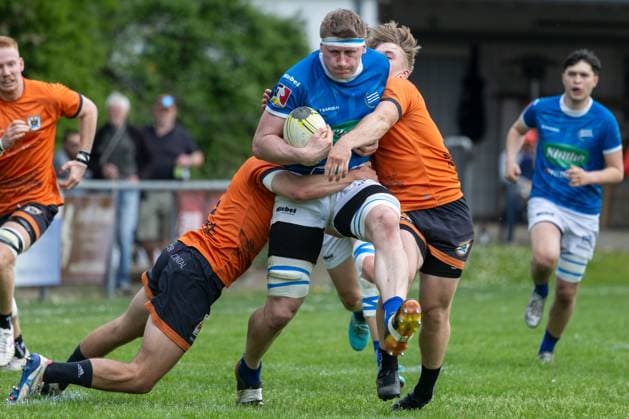 Rugby Bundesliga, Season 2025 26, 14 Matchday SC Neuenheim vs RG Heidelberg Copyright: xUdoxHerrmannx