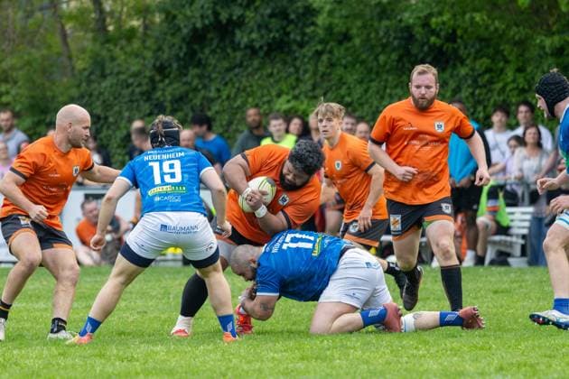 Rugby Bundesliga, Season 2025 26, 14 Matchday SC Neuenheim vs RG Heidelberg Copyright: xUdoxHerrmannx