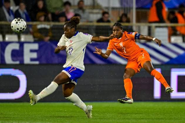 Football, Women, World Cup Qualifier, France - Netherlands