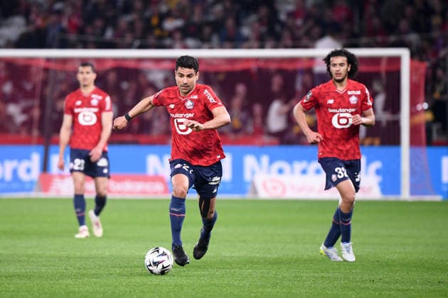 Lille OSC v OGC Nice - Ligue 1 McDonald s 2025 2026 21 Benjamin ANDRE (losc) during the Ligue 1 McDonald s match between Lille OSC and OGC Nice at Stade Pierre Mauroy on April 18, 2026 in Lille, France. Lille France  Copyright: xFEPx 776348359