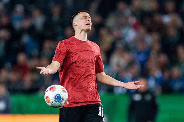18 04 2026 Soccer, 2025 2026, 2 Bundesliga, Matchday 30, Hannover 96 SC Paderborn 07 Bastian Allgeier Hannover DFL REGULATIONS PROHIBIT ANY USE OF PHOTOGRAPHS AS IMAGE SEQUENCES AND OR QUASI VIDEO