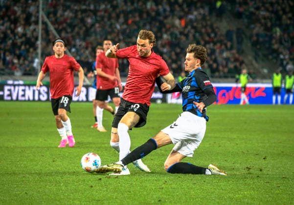 Germany Soccer 2 Bundesliga 2025 2026, Matchday 30 Hannover 96 vs SC Paderborn 07 Heinz von Heiden Arena Stadion Hannover Kolja Oudenne Hannover 96, 29 Hannover Copyright: xAymanxAlahmedx