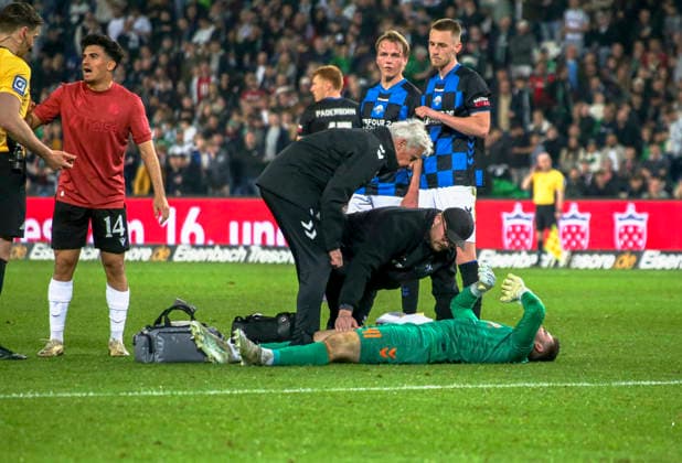 Germany Soccer 2 Bundesliga 2025 2026, Matchday 30 Hannover 96 vs SC Paderborn 07 Heinz von Heiden Arena Stadion Hannover Dennis Seimen SC Paderborn 07, 41 Hannover Copyright: xAymanxAlahmedx