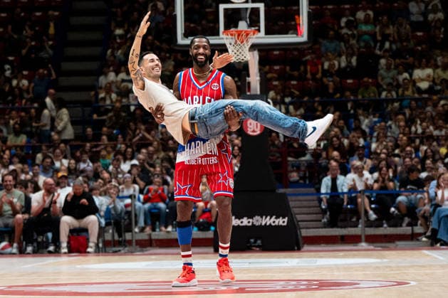 Harlem Globetrotters show in Milano during Harlem Globetrotters 100Years Italian Tour 2026, Events in Milano, Italy, April 18 2026  Copyright: xSaraxAngelica IPAxSportx xipa-agency.netx xx IPA_74059552 IPA_Agency_IPA74059552