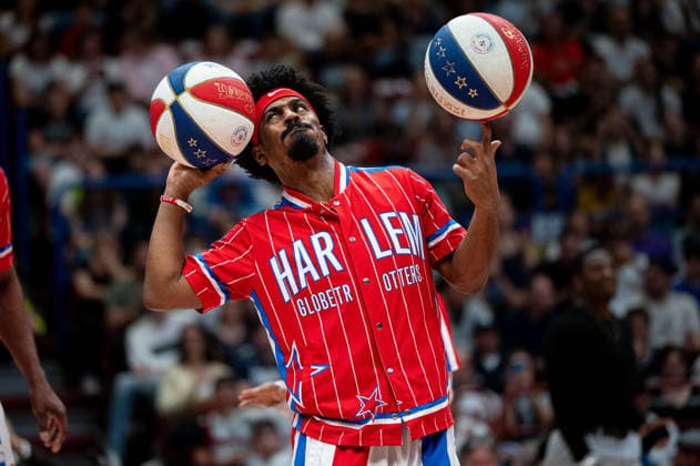 Basketball, Harlem Globetrotters in Milan