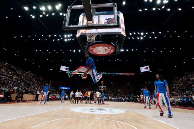 Harlem Globetrotters show in Milano during Harlem Globetrotters 100Years Italian Tour 2026, Events in Milano, Italy, April 18 2026  Copyright: xSaraxAngelica IPAxSportx xipa-agency.netx xx IPA_74059593 IPA_Agency_IPA74059593