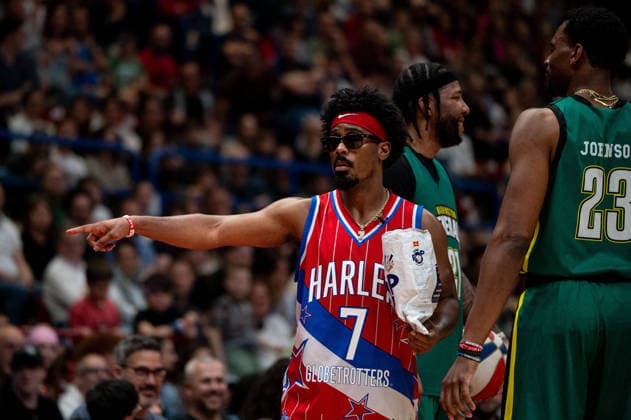 Harlem Globetrotters show in Milano during Harlem Globetrotters 100Years Italian Tour 2026, Events in Milano, Italy, April 18 2026  Copyright: xSaraxAngelica IPAxSportx xipa-agency.netx xx IPA_74059484 IPA_Agency_IPA74059484
