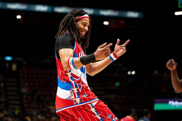 Harlem Globetrotters show in Milano during Harlem Globetrotters 100Years Italian Tour 2026, Events in Milano, Italy, April 18 2026  Copyright: xSaraxAngelica IPAxSportx xipa-agency.netx xx IPA_74059490 IPA_Agency_IPA74059490