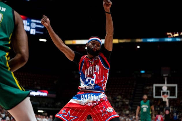 Harlem Globetrotters show in Milano during Harlem Globetrotters 100Years Italian Tour 2026, Events in Milano, Italy, April 18 2026  Copyright: xSaraxAngelica IPAxSportx xipa-agency.netx xx IPA_74059561 IPA_Agency_IPA74059561