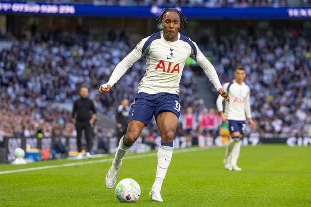 Tottenham Hotspur v Brighton and Hove Albion, Premier League, Football, Tottenham Hotspur Stadium, London, UK - 18 Apr 2026 Mathys Tel of Tottenham Hotspur (11) in action London Tottenham Hotspur Stadium Tottenham GBR, UK NEWSPAPERS OUT Copyright: xEllixBirchx