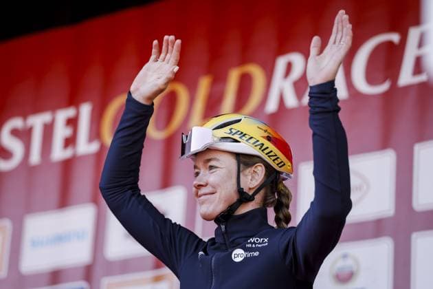 MAASTRICHT - Anna van der Breggen (Team SD Worx - Protime) during the team presentation prior to the start of the 2026 Amstel Gold Race in Maastricht. MARCEL VAN HOORN ANP xVIxANPxSportx xxANPxIVx 556181753 originalFilename: 556181753.jpg