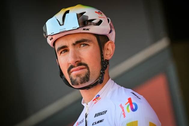 French Mathieu Burgaudeau of Team TotalEnergies pictured at the start of the men elite Amstel Gold Race one day cycling race, 257,4 km from Maastricht to Valkenburg, The Netherlands, Sunday 19 April 2026. DIRKxWAEM  x171305024x