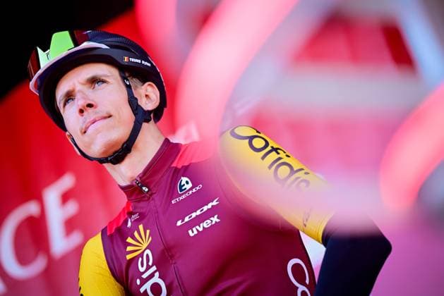 Belgian Dylan Teuns of Cofidis pictured at the start of the men elite Amstel Gold Race one day cycling race, 257,4 km from Maastricht to Valkenburg, The Netherlands, Sunday 19 April 2026. DIRKxWAEM  x171305489x