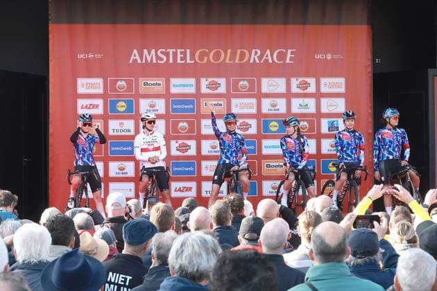Maastricht, 19-04-2026, cycling, Amstel Gold Race, team presentation women, Canyon SRAM Racing Amstel Gold Race 2026 Women  x203145724x Copyright: