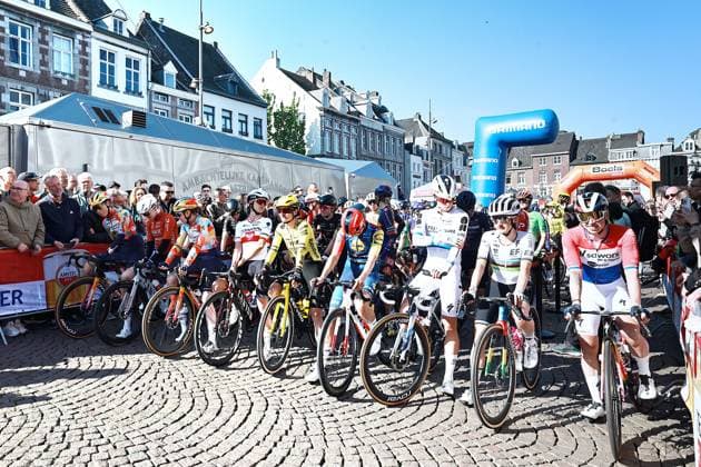 Maastricht, 19-04-2026, cycling, Amstel Gold Race, team presentation women, Team SD Worx-Protime, All contenders are lined up for the start of the AGR 2026 Amstel Gold Race 2026 Women  x203146334x Copyright: