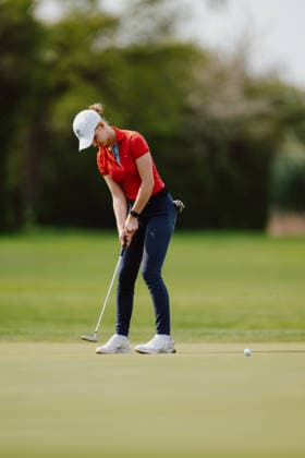GOLF - AUT Int. Foursome Championship ATZENBRUGG,AUSTRIA,19.APR.26 - GOLF - Austrian International Foursome Championship, Diamond Country Club. Image shows Emilia Zehetmayr (AUT).  GEPAxpictures xAlexanderxSolc
