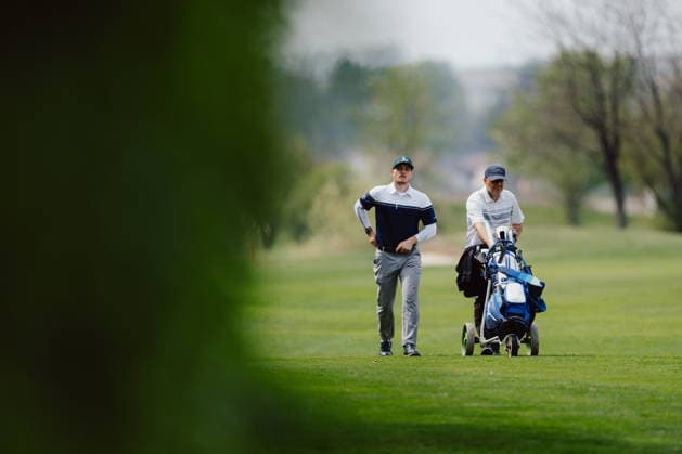 GOLF - AUT Int. Foursome Championship ATZENBRUGG,AUSTRIA,19.APR.26 - GOLF - Austrian International Foursome Championship, Diamond Country Club. Image shows Benjamin Dieber (AUT).  GEPAxpictures xAlexanderxSolc